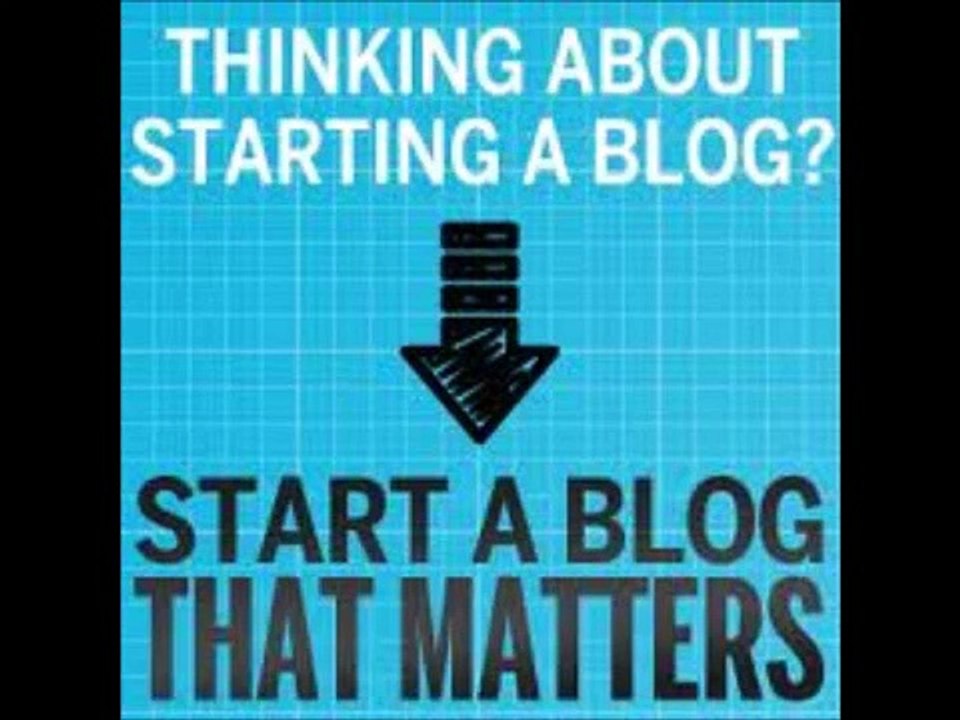how to start a blog that matters pdf