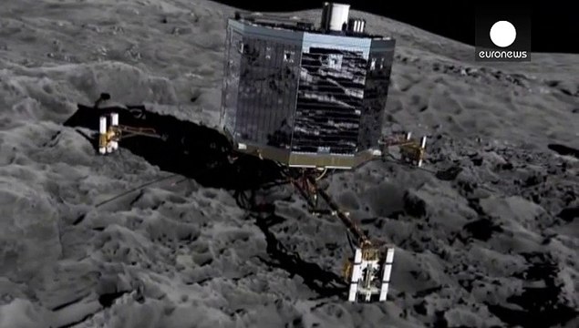 Philae consigue enviar valiosos datos científicos antes de quedarse sin batería