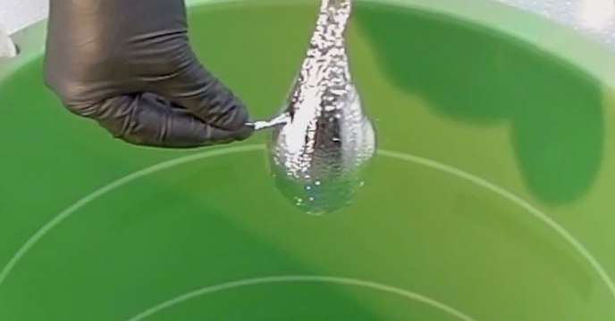 Massive MERCURY-FILLED Water Balloon Popped Slow Motion!