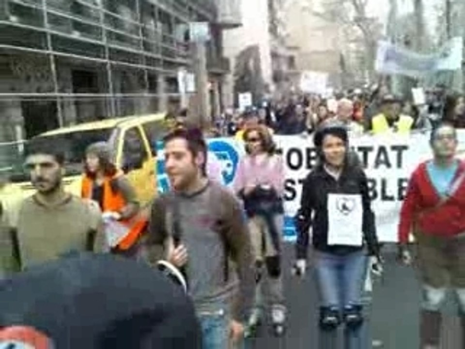 Manifestación de patinadores de BCN