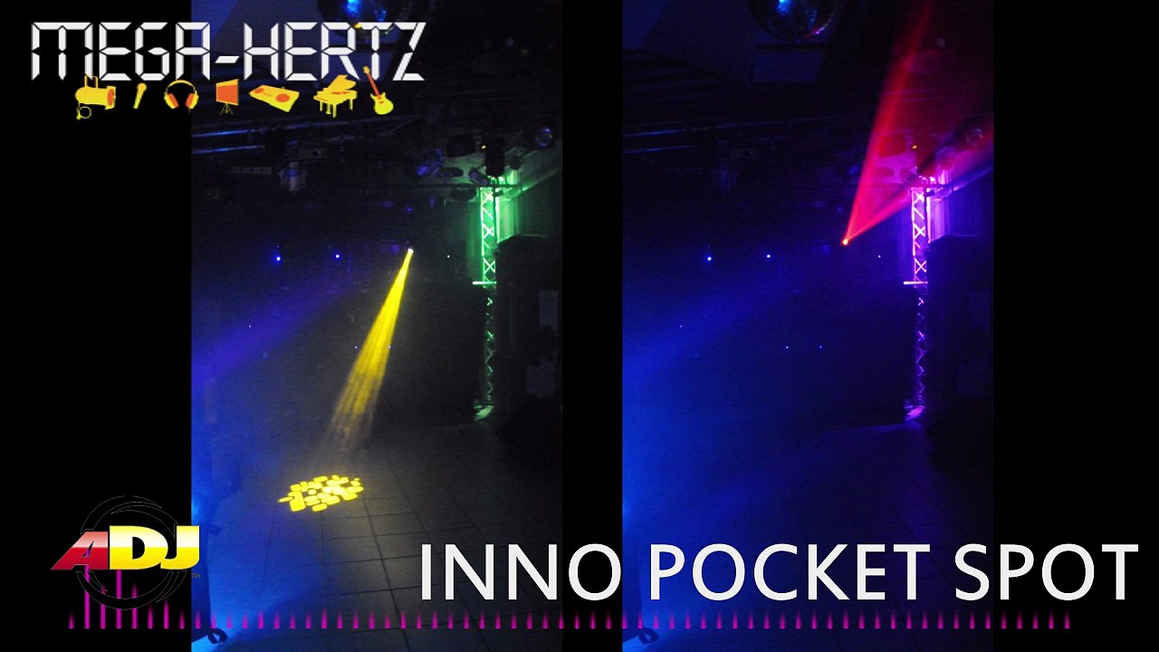 démo vidéo sur Mega-hertz.fr : INNO SPOT POCKET AMERICAN DJ