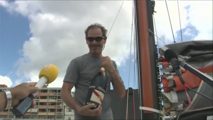 [REPLAY] Arrivée de Marc Guillemot (Safran), 3e IMOCA