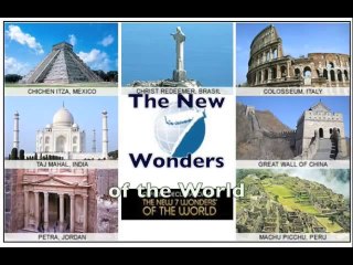 Dünyanın 7 harikası.