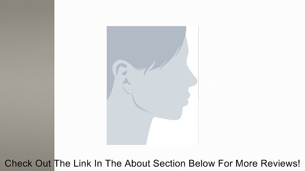 Girls' 14k Gold High Polish Heart Stud Earrings Review