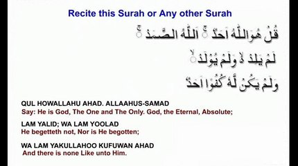 Complete Method of offering Salah (Namaz)