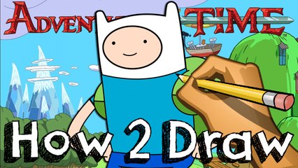 How to Draw Finn The Human From Adventure Time