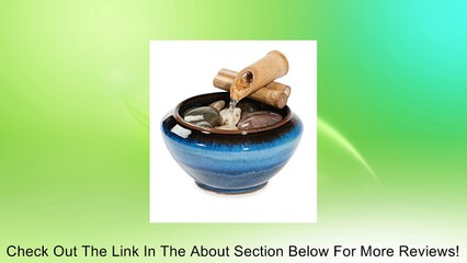 Georgetown Pottery Desktop Fountain - Hamada & Blue Review