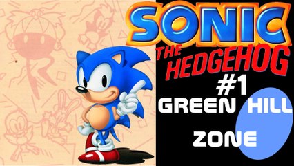 Sonic The Hegdhog Megadrive Playthrough Green Hill 1991 part 1