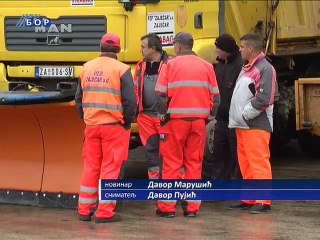 Počelo zimsko održavanje puteva, 15. novembar 2014. (RTV Bor)