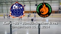 Kanavan  Pallo -80 - Jämsänkosken Ilves Jämsänkoskella 15.11.2014