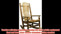 Montana Woodworks Glacier Country Collection Log Rocker