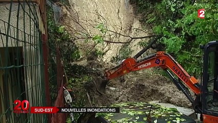Un impressionnant glissement de terrain à Nice