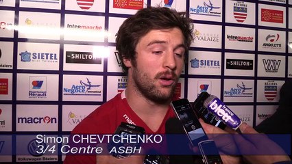 11° journée de ProD2 ASBH - Aurillac Réaction Simon Chevtchenko