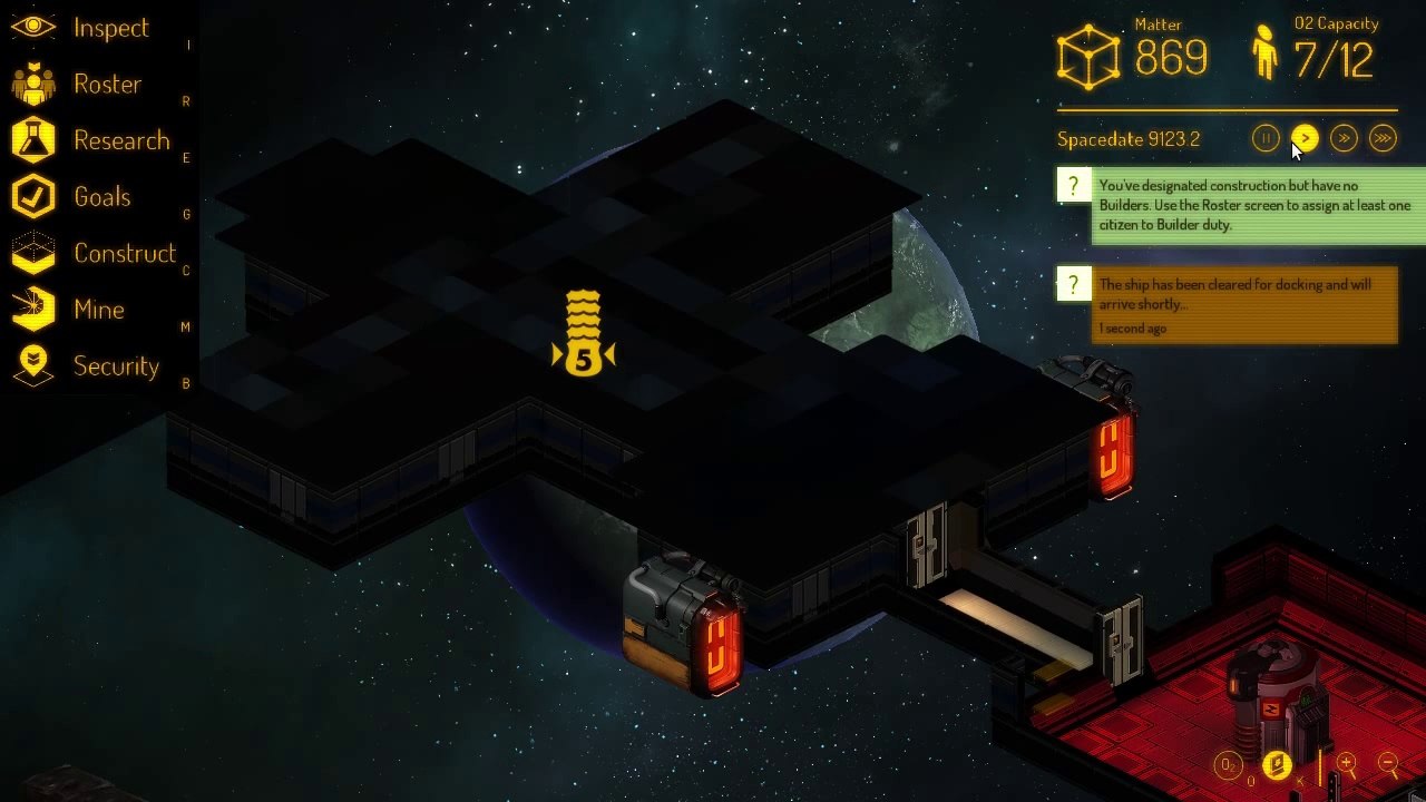 Ich spiele: spacebase df9 - b01#002 - es nimmt formen an