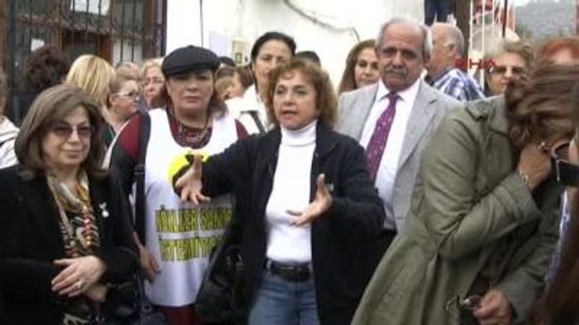 Çevrecilerden Akkuyu Nükleer Santrali Şantiyesi Önünde Eylem