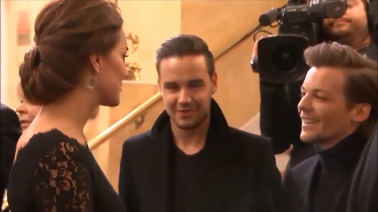 Kate Middleton & Prince William meet One Direction