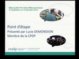 PSMO - 12/11/2014 - 2. Présentation du débat par la Commission particulière