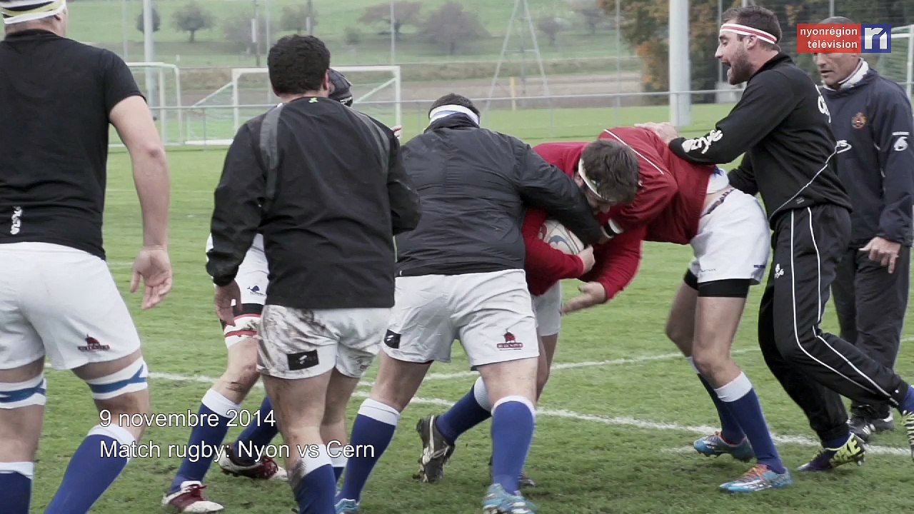 La caméra en balade - Match rugby: Nyon vs Cern (18 novembre 2014)