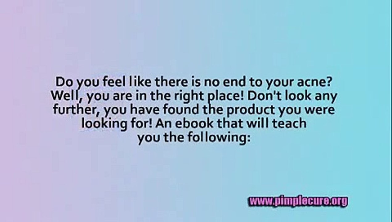 Acne No More Clear Your Skin The Holistic Way! Best Acne Products