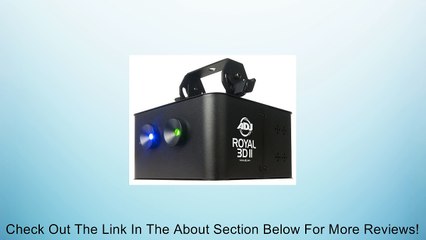 ADJ Products Royal 3D MKII Projection Lighting Effect Review