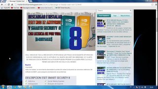 Descargar E Instalar Eset Nod 32 Antivirus y Smarth Security 8 Con Licencia De Por Vida