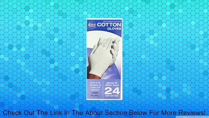 CARA Model 830 Cotton Glove Dispenser Box, Large, 24 Count Review