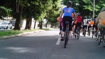 Primeiro Pedal Bike da Solidariedade, Taubaté, SP, Brasil, Ciclistas percorrendo 6 km de ruas dos bairros ao centro da cidade de Taubaté, 1º Pedal Solidário, Marcelo Ambrogi, parte 39