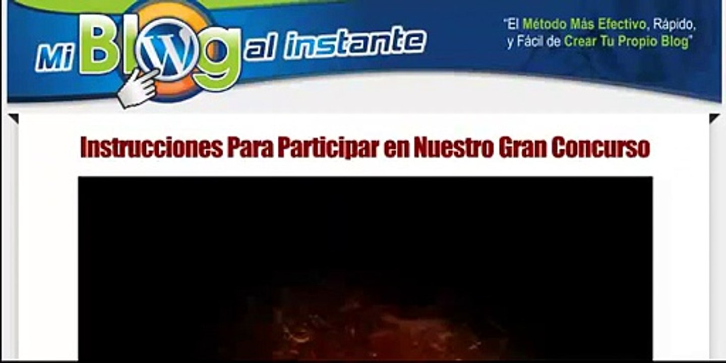 Concurso Mi Blog Al Instante