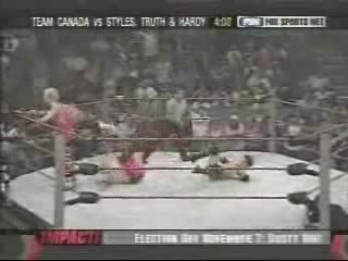 Team Canada vs. Jeff Hardy, AJ Styles