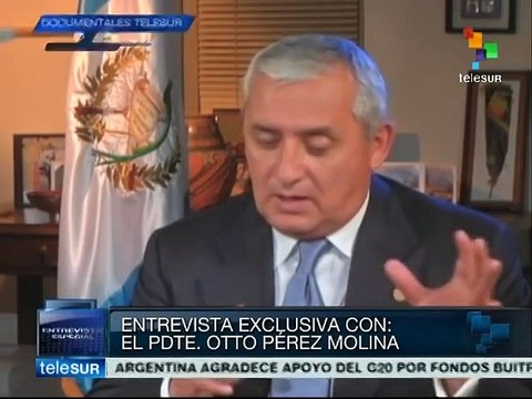 EE.UU. aún tiene una deuda moral con Guatemala: Otto Pérez Molina
