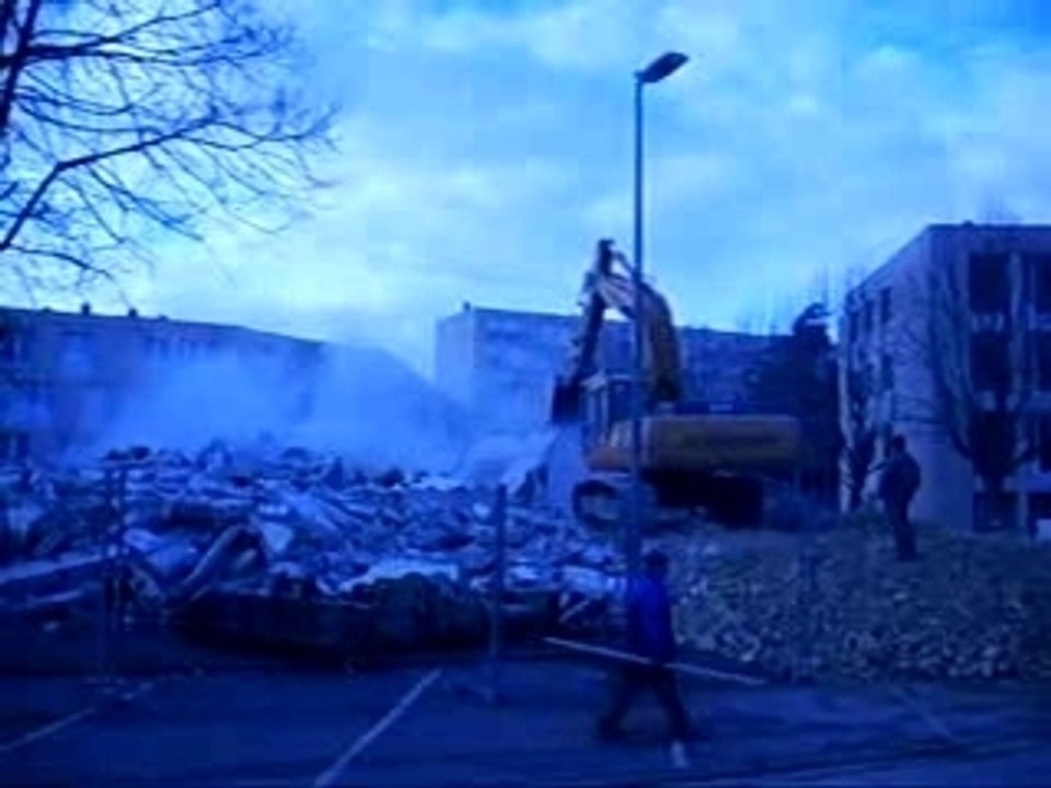 Démolition d'immeuble