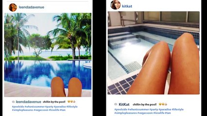 She basically did Snapchat vs Instagram