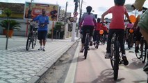 Primeiro Pedal Bike da Solidariedade, Taubaté, SP, Brasil, Ciclistas percorrendo 6 km de ruas dos bairros ao centro da cidade de Taubaté, 1º Pedal Solidário, Marcelo Ambrogi, parte 12