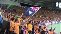 Aussie Soccer Fans Sing The Land Down Under
