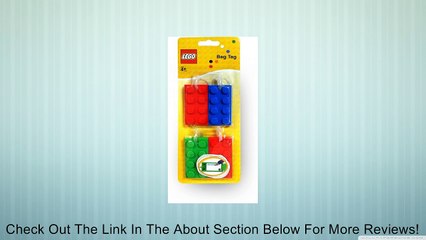 Lego 'Red, Green,Blue' 4PK Character Luggage Tag Review