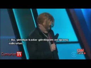 Johnny Depp'in bu hali törene damga vurdu