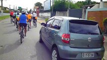 Primeiro Pedal Bike da Solidariedade, Taubaté, SP, Brasil, Ciclistas percorrendo 6 km de ruas dos bairros ao centro da cidade de Taubaté, 1º Pedal Solidário, Marcelo Ambrogi, parte 19