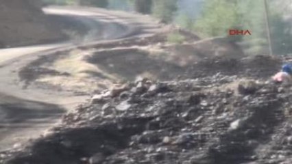 Karaman Facia Ocağından Çıkan Hafriyatta Kömür Topluyorlar