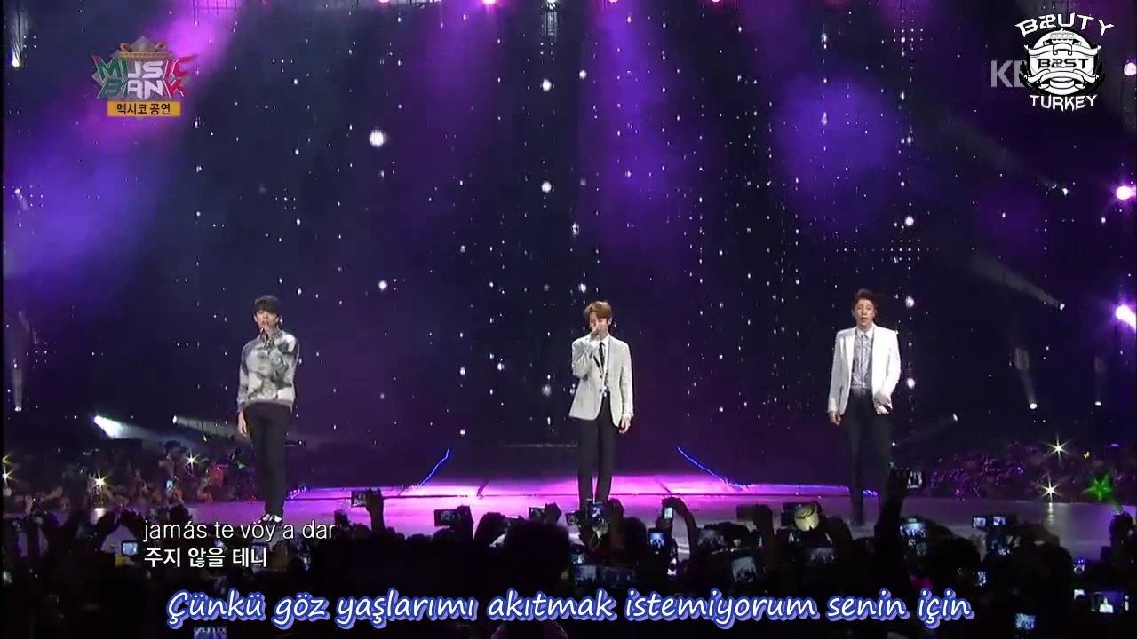 (TUR SUB)Yoseob&Sunggyu&Youngjae-Corre Corre (Music Bank @ Mexico)