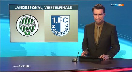 FSA Pokal Viertelfinale 2014/15 Union Sandersdorf  - 1. FC Magdeburg
