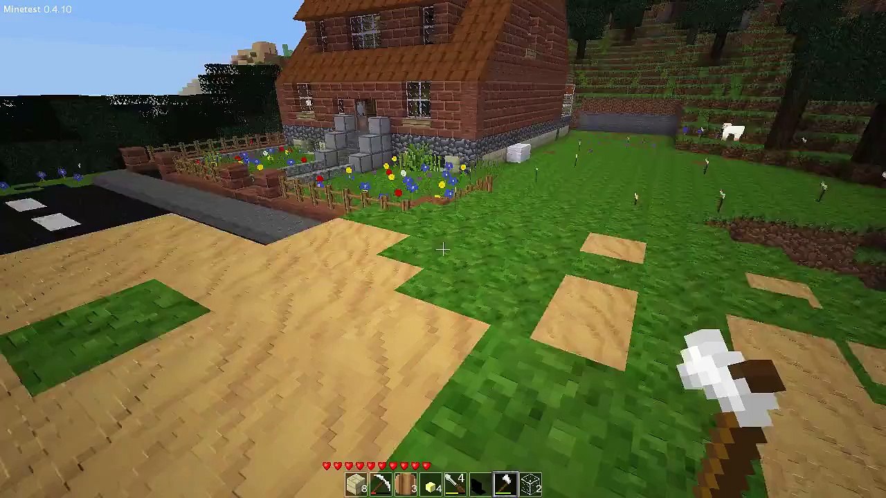 Ich spiele: Minetest #047 - Rückkehr zum SACK! Fetter Plasma-TV & Billard! Unendliche viele Eimer!!!