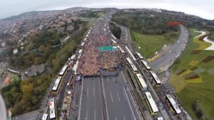 Havadan Görüntülerle 36. Vodafone İstanbul Maratonu -1