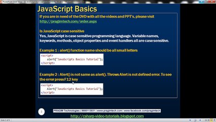 JavaScript Basics