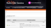 14.11.14 - Radio Cité Genève, Charles Hedrich Invité du 12h/13h