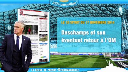 Deschamps et son retour à l'OM, les propos de Pape Diouf... La revue de presse de l'Olympique de Marseille !