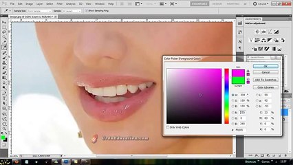 change lips color in photoshop in urdu