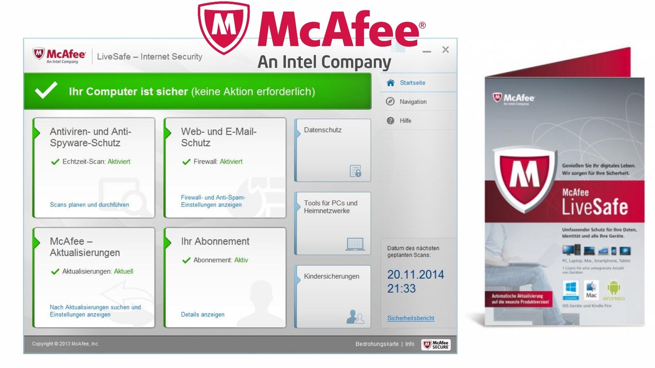 McAfee Live Safe im Consumer Test | QSO4YOU Tech