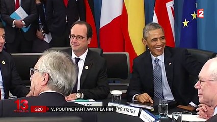 Sommet du G20 : Vladimir Poutine sous pression