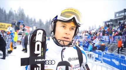 Interview d'Alexis Pinturault après Levi - 2014