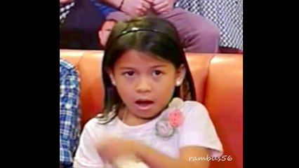 LYCA GAIRANOD- Entertaining funny actions during The Voice Kids Concert presscon